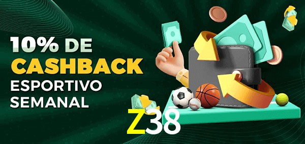 10% de bônus de cashback na Z38