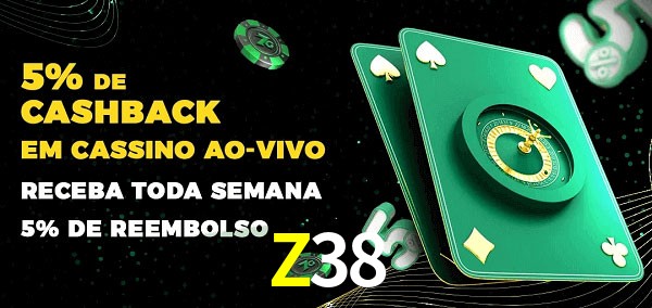 Promoções do cassino ao Vivo Z38